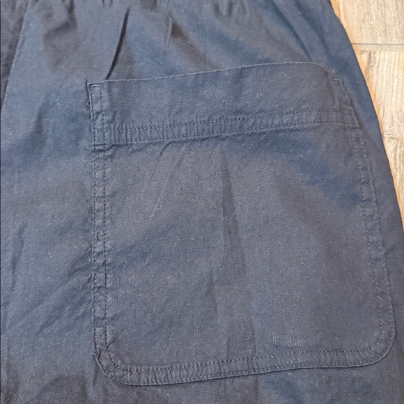 Athleta Paradise Wide Leg Pant Black Drawstring Waist Large NWT - Picture 7 of 10